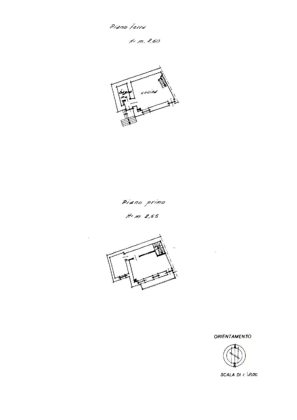 casa - Casa semi indipendente Borgata Combavacce, s.n.c., Perosa Argentina - planimetria 1