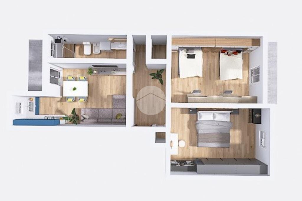 Trilocale Via Edmondo De Amicis, Collegno - planimetria 1