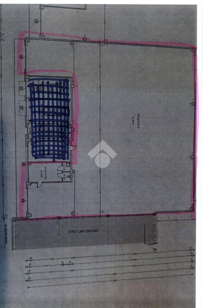 Capannone via lama di setta, Marzabotto - planimetria 1