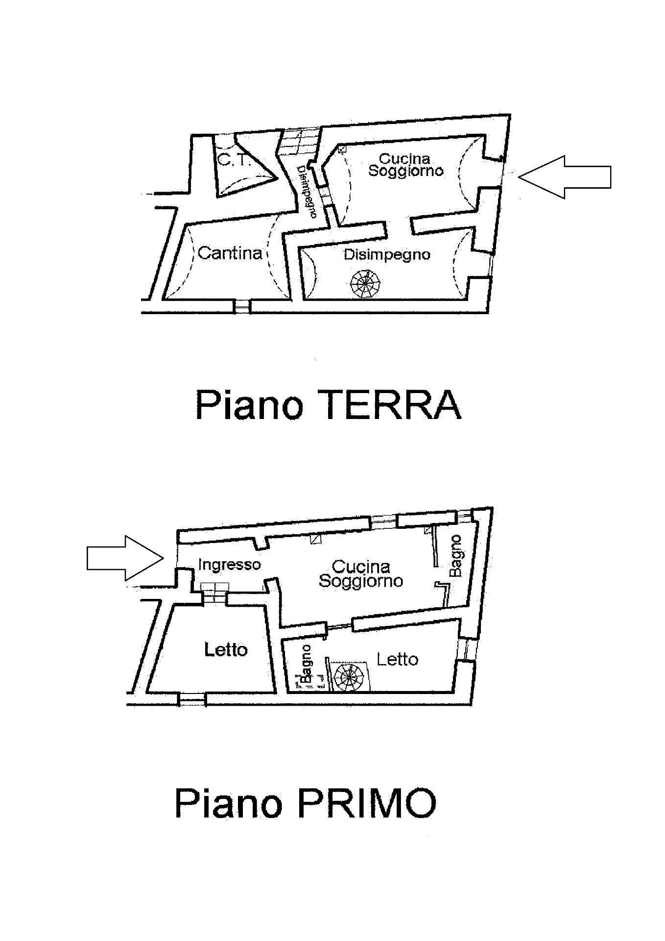 Foto 26 - Semi-detached house Cascia-Onelli, Cascia - floor plans 1