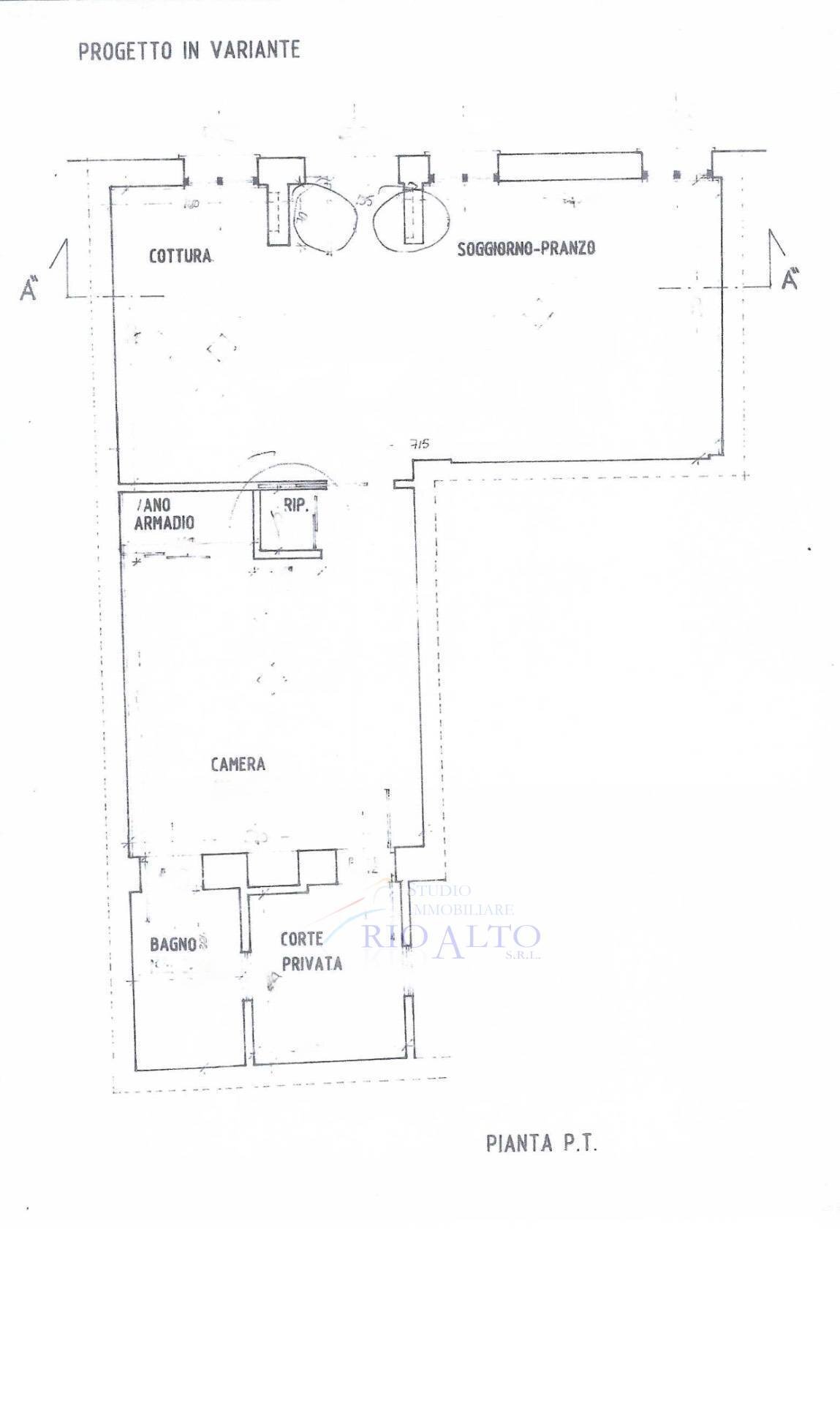 Foto 1 - Trilocale Venezia - planimetria 1