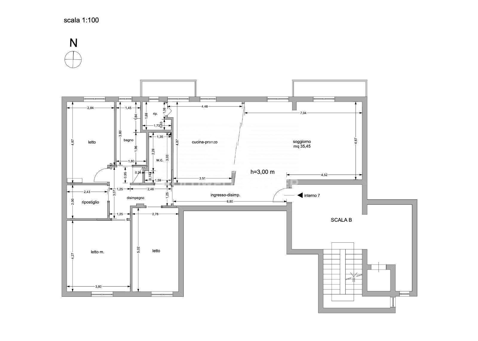 Foto 27 - Appartamento Via Antonio Lucarelli
 
60, Bari - planimetria 1