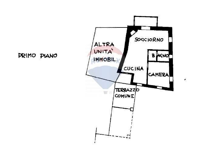 Pianta 2D - Casa semi indipendente VIA SABOTINO, Cunardo - planimetria 1