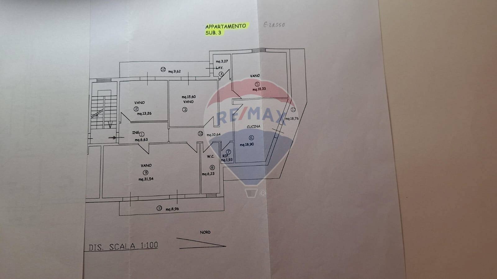 Pianta 2D - Appartamento Via Immacolata
 
74, Riposto - planimetria 1