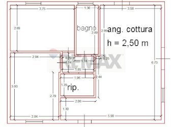 Pianta 2D - Villa Via Bianca di Navarra
 
20, Pedara - foto 29