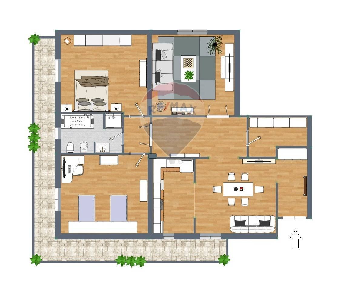 Pianta 2D - Apartment Empoli - floor plans 1