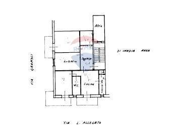 Pianta 2D - Four-room apartment Via Luigi Allegato
 
26, Manfredonia - floor plans 1