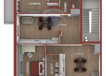 Pianta 3D - Quadrilocale Via Luigi Allegato
 
26, Manfredonia - foto 39