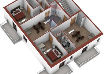 Pianta 3D - Quadrilocale Via Luigi Allegato
 
26, Manfredonia - foto 41