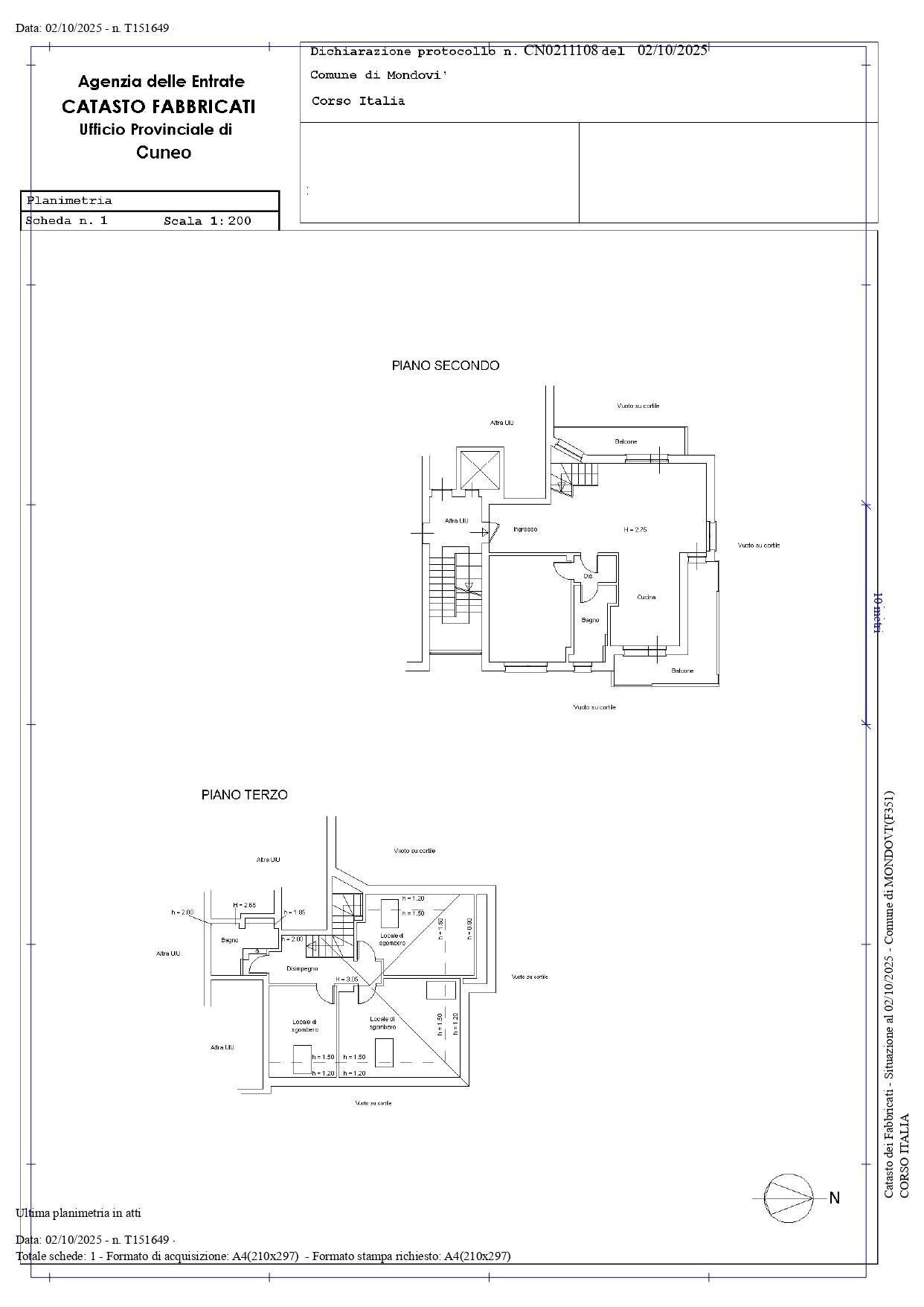 piantina - Apartment Corso Italia
 
2, Mondovì - floor plans 1