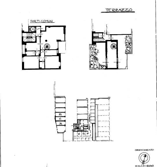 Foto 31 - Attico via dell'assunta
 
8, Milano - planimetria 1