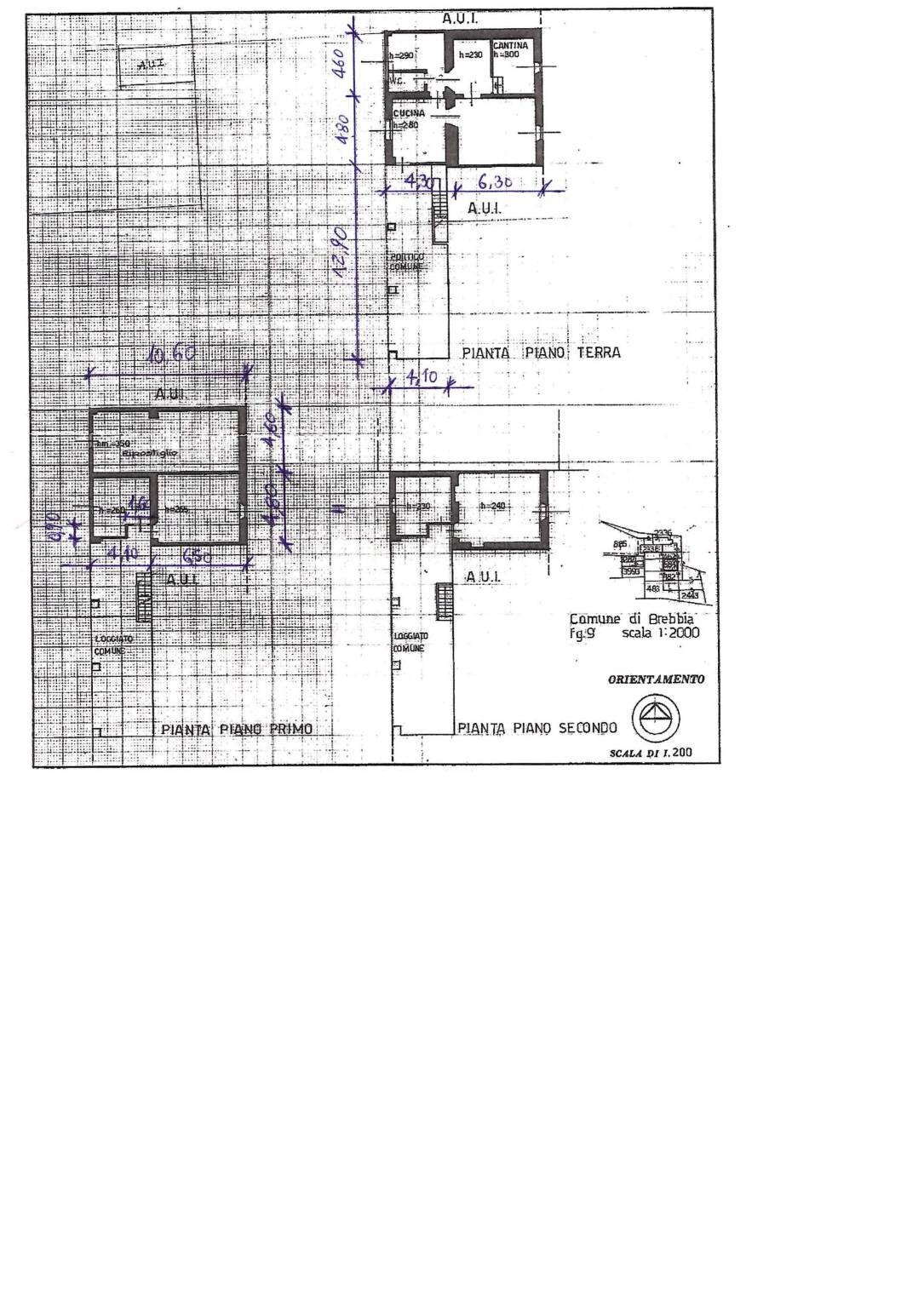 Independent house via Luigi Cadorna, 12, Brebbia - floor plans 1