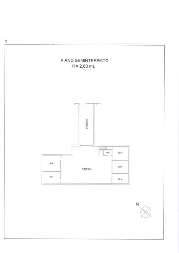 Foto 50 - Villa Contrada Montebello, Montenero di Bisaccia - planimetria 1