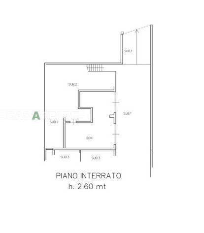 Villa via Guglielmo Marconi, Albano Sant'Alessandro - planimetria 1
