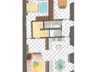 Rendering - Trilocale piazza Verdi, Chiavari - foto 14