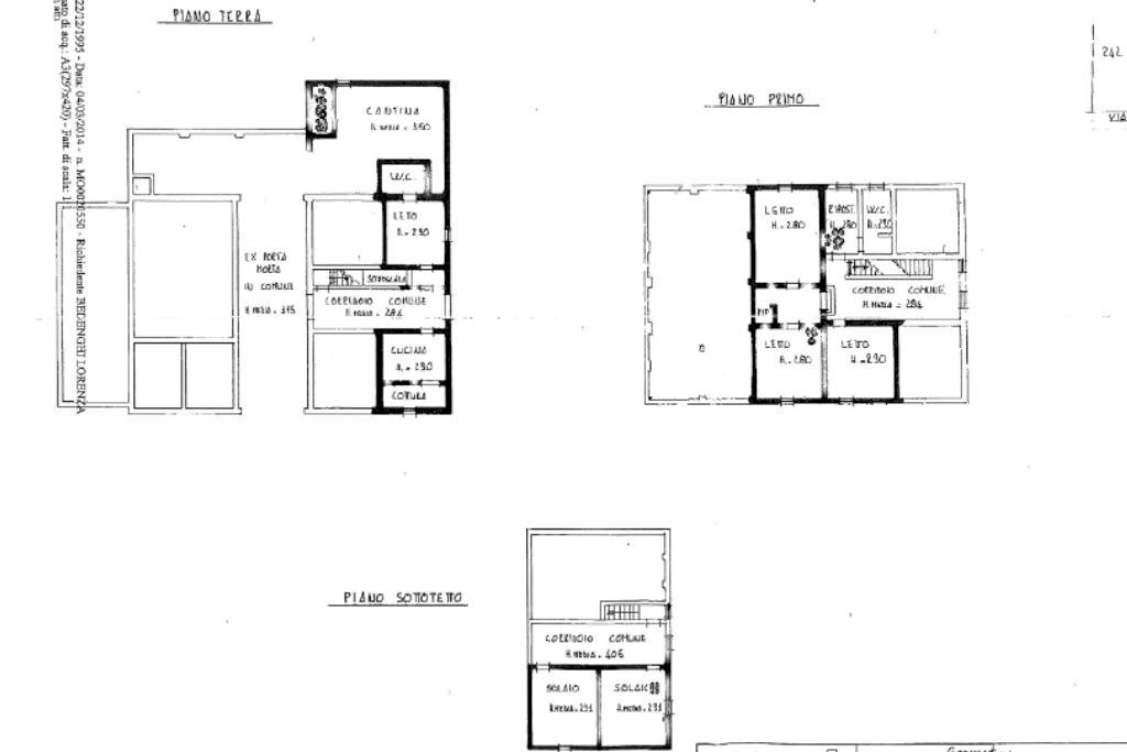 Villa Via Tito, Campegine - planimetria 1