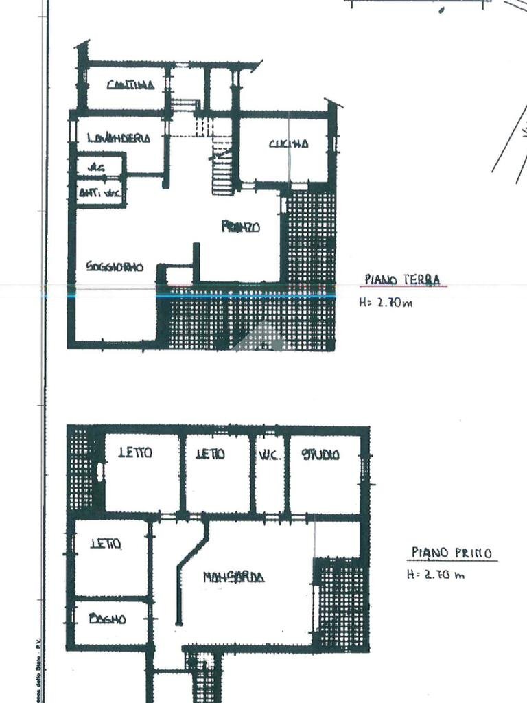Villa Via F. Cavatorti, Campegine - floor plans 1