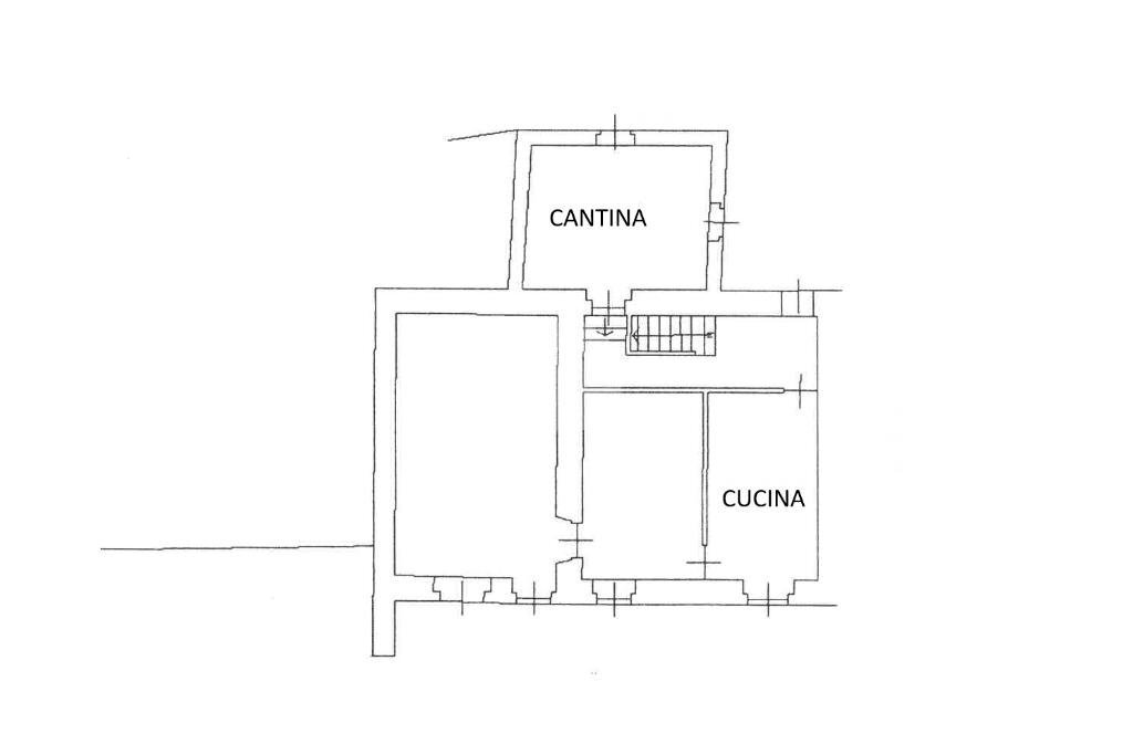Casa semi indipendente Via Sant'Anna, Bagnolo Piemonte - planimetria 1