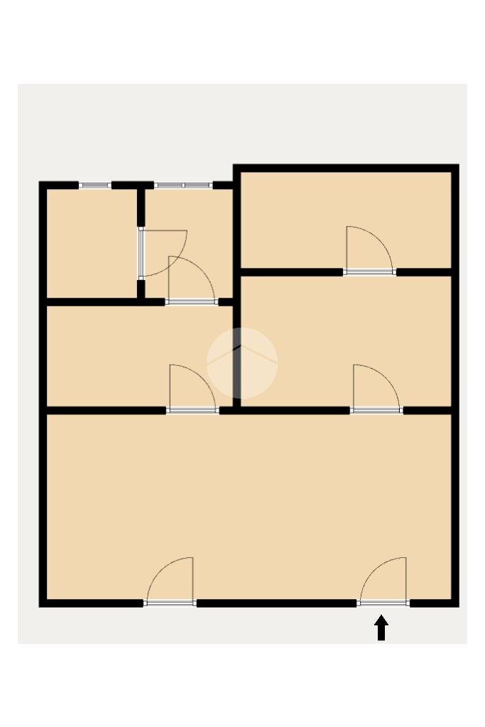 Three-room apartment Via Germano Jori, Genova (neighborhood Certosa) - floor plans 1