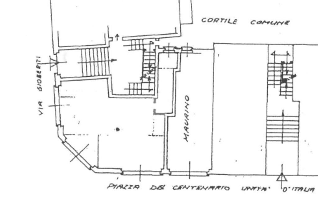 One-room apartment Via Vincenzo Gioberti, Villar Perosa - floor plans 1
