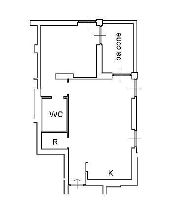Foto 16 - Two-room apartment Via Trasimeno
 
48, Milano - floor plans 1