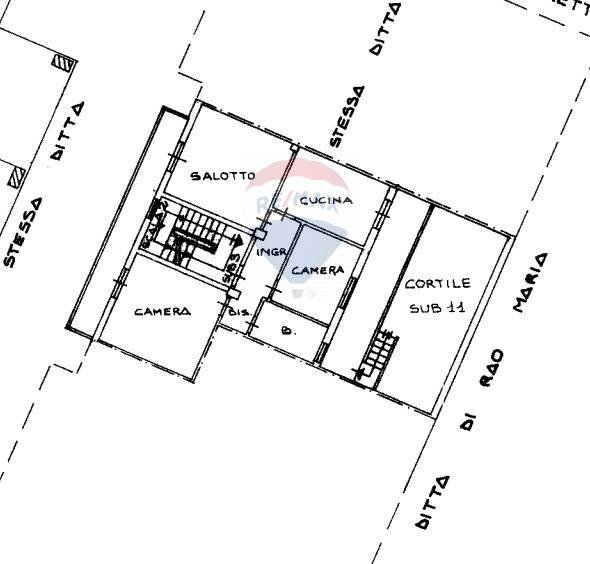 Pianta 2D - Four-room apartment Via Feudogrande
 
141/B, Fiumefreddo di Sicilia - floor plans 1