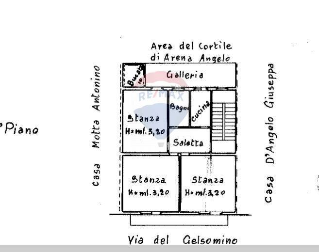 Pianta 2D - Quadrilocale Via Del Gelsomino
 
21, Catania - planimetria 1
