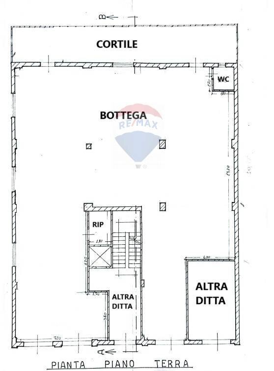 Pianta 2D - Negozio via XIX traversa
 
41, Belpasso - planimetria 1