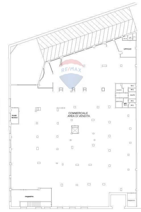 Pianta 2D - Locale Commerciale via Pietro Capparoni
 
14, Roma - planimetria 1