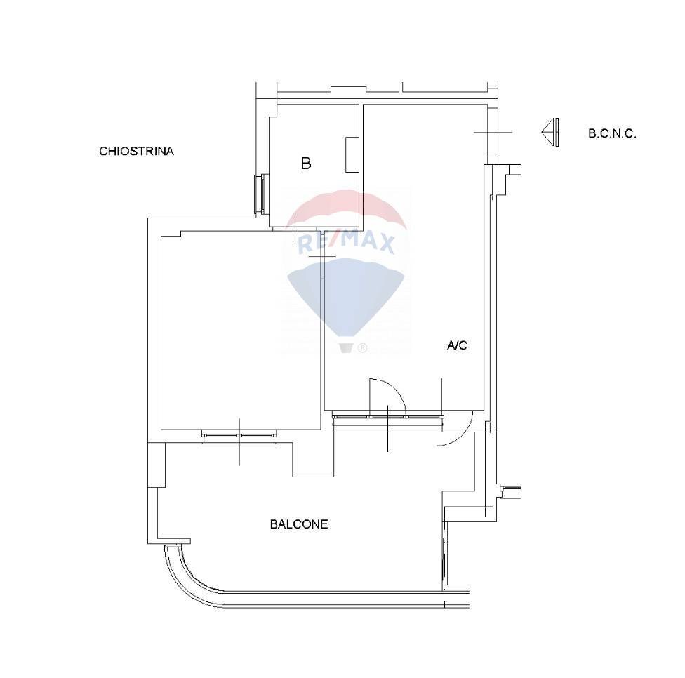 Pianta 2D - Bilocale Via Alberto Moravia
 
112, Roma - planimetria 1