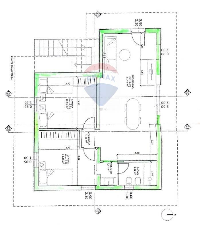 Pianta 2D - Villa C.da Cisternazzi
 
25, Ragusa - planimetria 1