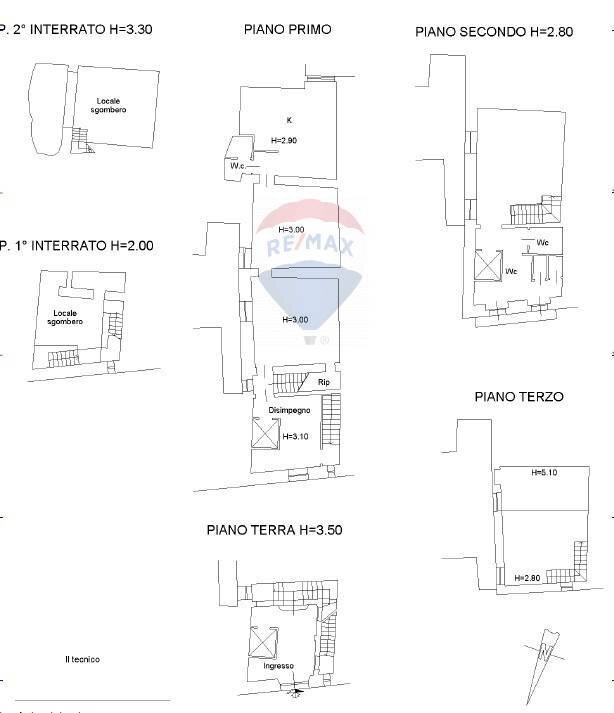 Pianta 2D - Stabile - Palazzo via Sant'Antonio Abate
 
16, Campobasso - planimetria 1