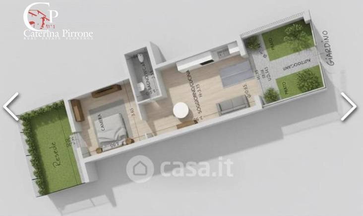 Foto 8 - Two-room apartment via Pisana
 
335, Scandicci - floor plans 1