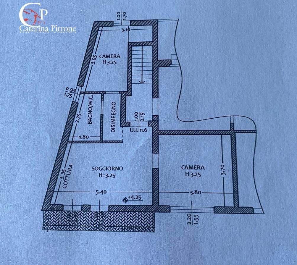 Foto 5 - Three-room apartment via Pisana
 
335, Scandicci - floor plans 1