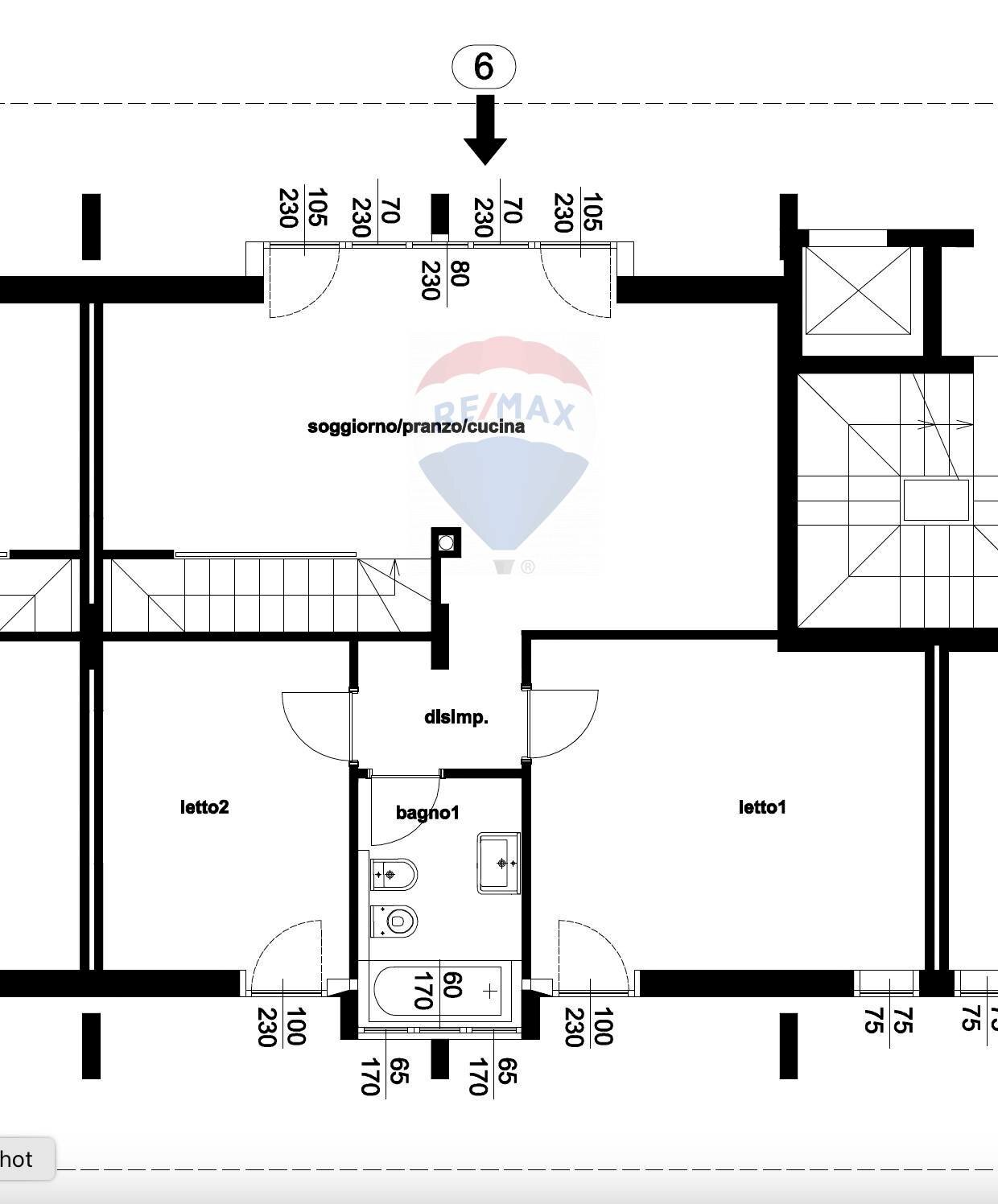 PIANO TERRA - Three-room apartment Luigi Nono
 
1, Cornate d'Adda - floor plans 1