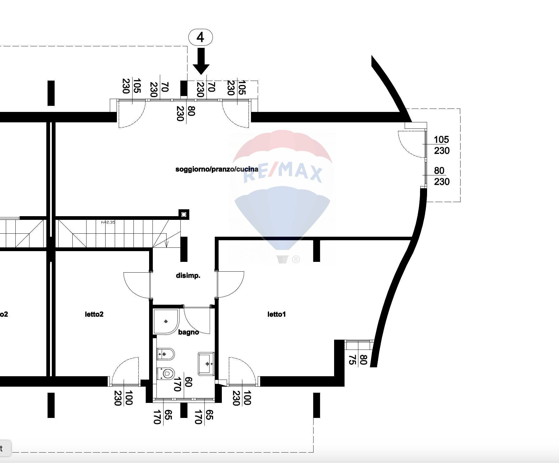PLANIMETRIA PIANO TERRA - Three-room apartment Luigi Nono
 
1, Cornate d'Adda - floor plans 1