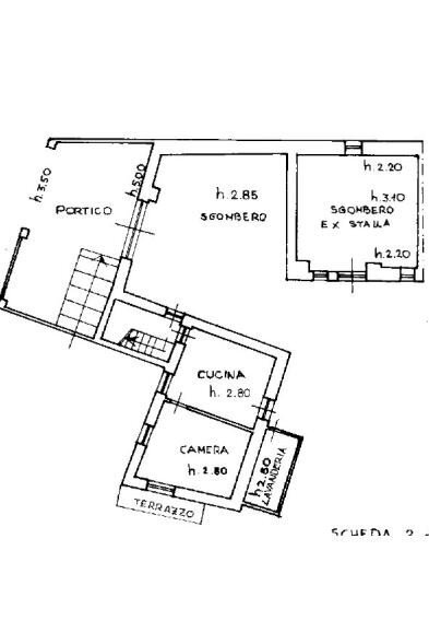 Rustico via Tetti Casotto, 15, San Michele Mondovì - planimetria 1