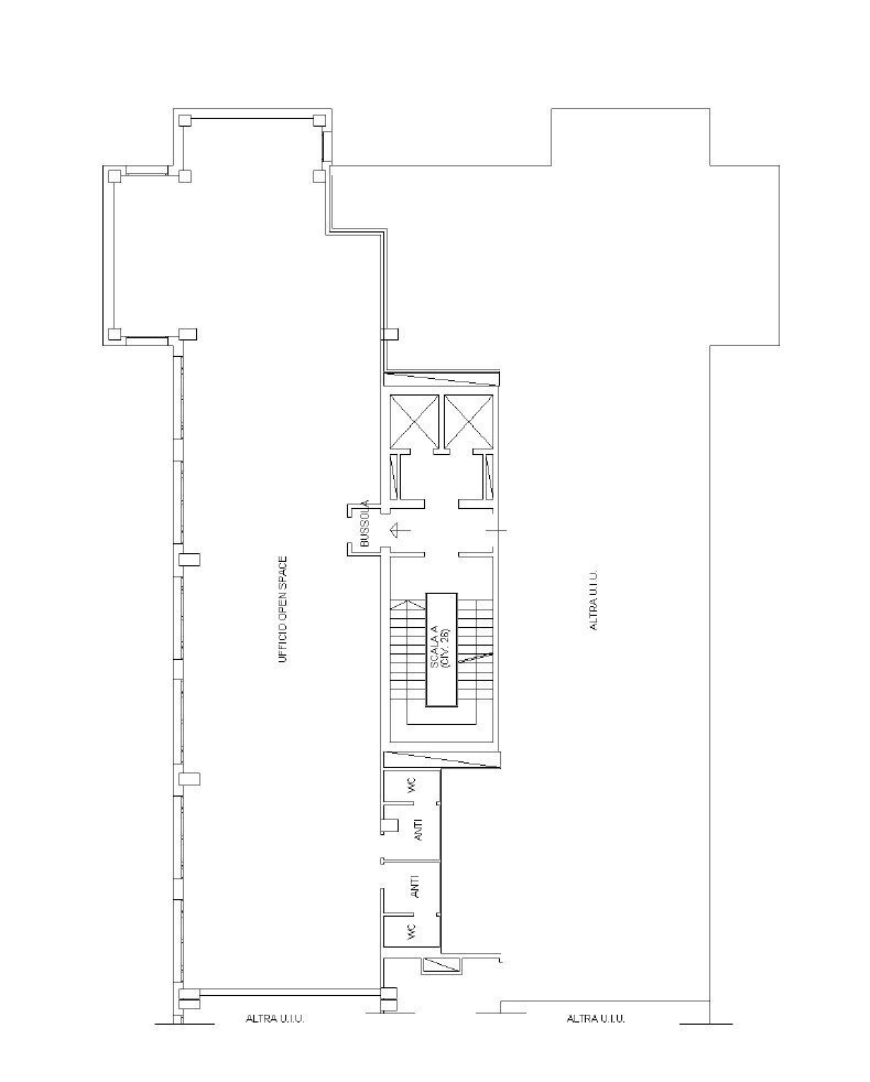 Ufficio via Persicetana Vecchia, Bologna (zona Borgo Panigale) - planimetria 1