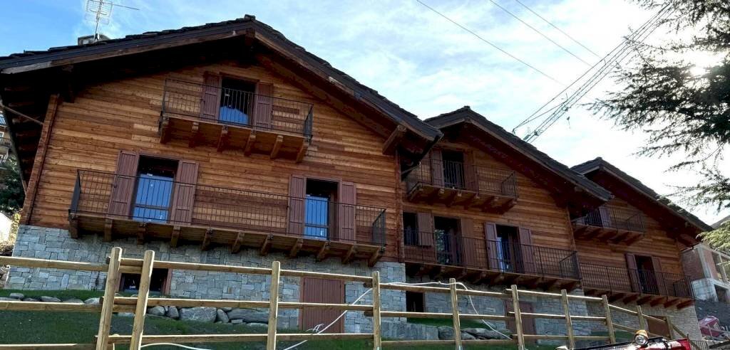 Facciata - Terraced Villa Frazione Gerdaz, Gressan - photo 1