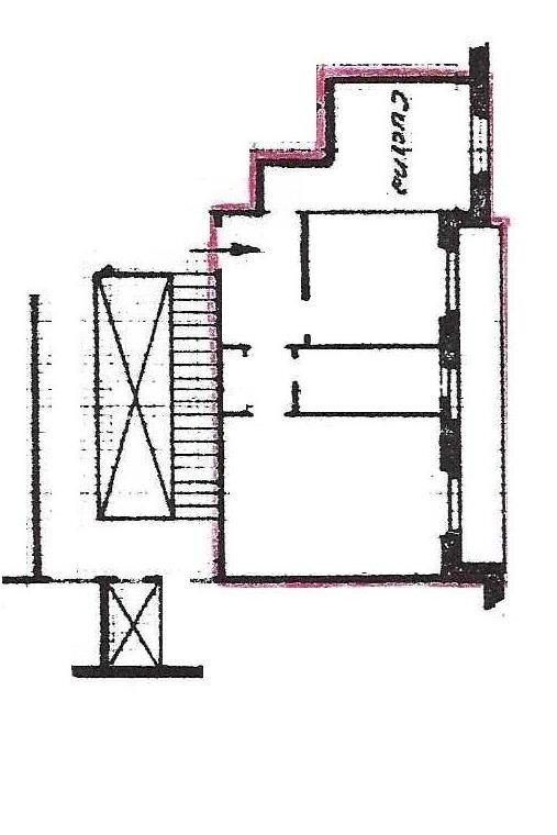 Two-room apartment via Generale Manfredo Fanti, 3, Genova (neighborhood Sampierdarena) - floor plans 1