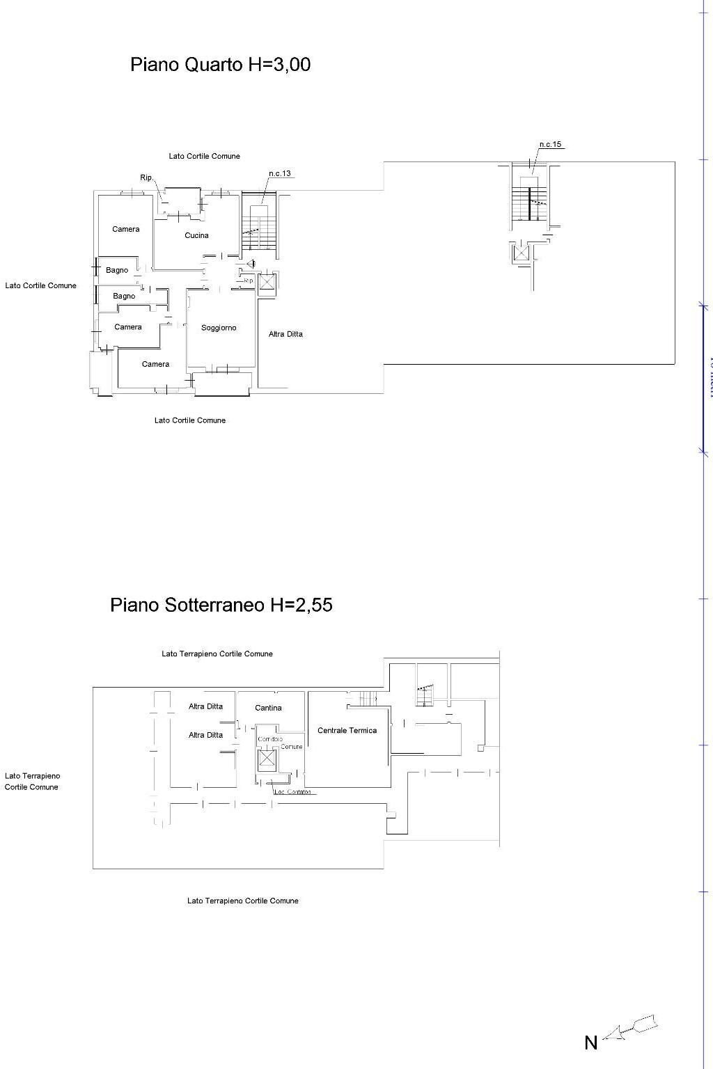 Apartment via Alessandro Fleming, 13, Torino - floor plans 1