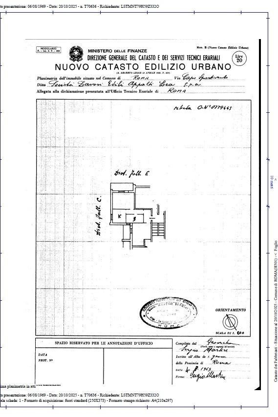 Bilocale via Capo Spartivento, Roma (zona Lido di Ostia) - planimetria 1