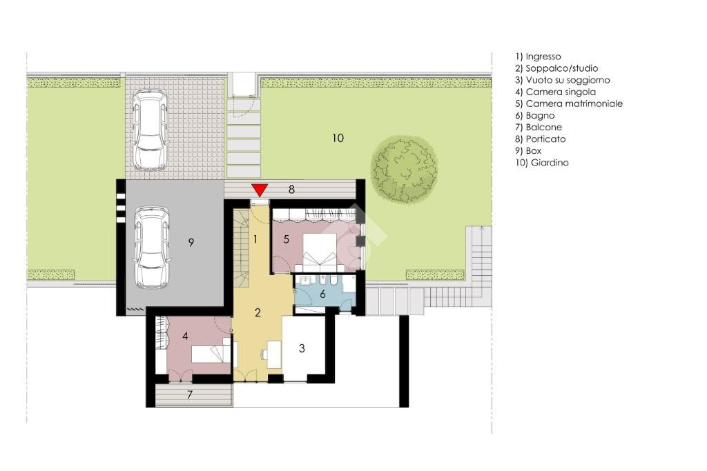Villa Str. del Mondino, Castiglione Torinese - floor plans 1