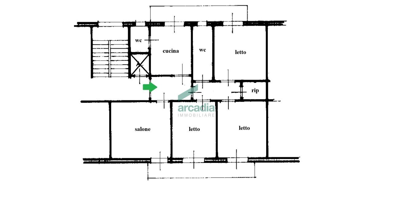 Planimetria.jpg - Quadrilocale Via Pordenone 12, Bari - planimetria 1