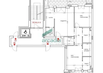 planimetria quotata.jpg - Trilocale Via Giuseppe Sangiorgi 3, Bari - foto 10