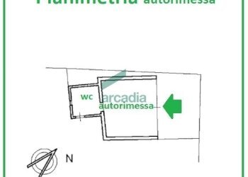 Planimetria autorimessa - Villa Strada Comunale della Contrada delle Guadiane 25 A, Castellana Grotte - foto 25