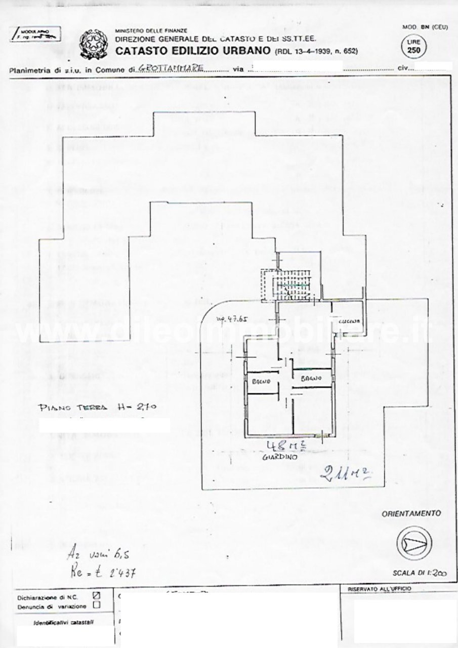 18 GROTTAMMARE  ZONA CENTRO SOPRA LA STALE QUADRIL - Apartment Grottammare - floor plans 1