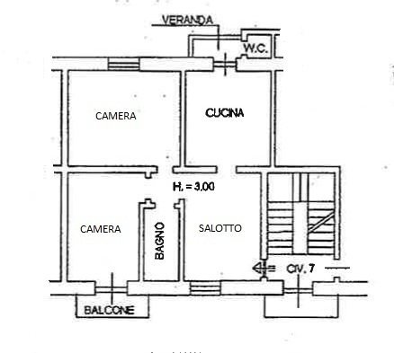 Planimetria.jpg - Quadrilocale Via Guglielmo Marconi 7, Vado Ligure - planimetria 1