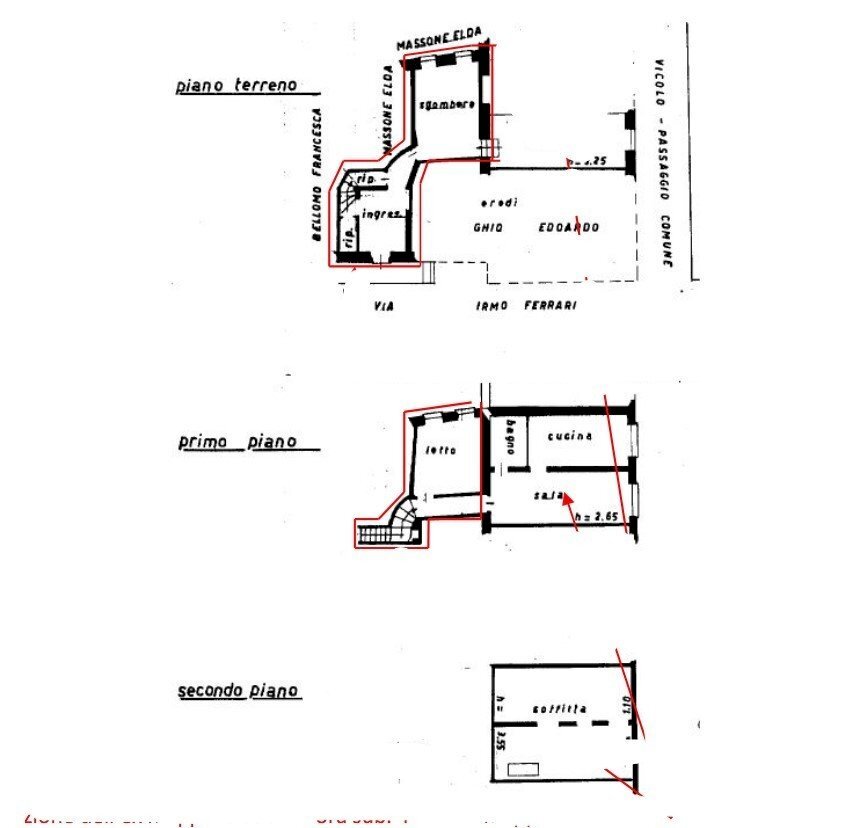 2.jpg - Terratetto - Terracielo all'asta Via Irmo Ferrari 34, San Cristoforo - planimetria 1