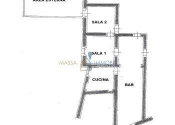 Planimetria Bar.jpg - Locale Commerciale Piazza Duomo 3, Massa - foto 13